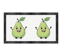 Azeeda 'Happy Pear' Pet Feeding Mat (PM00039851)