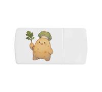 Azeeda 'Happy Potato Chef' Pill Box with Splitter (PI00046070)