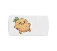 Azeeda 'Happy Potato' Pill Box with Splitter (PI00045213)