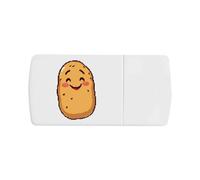 Azeeda 'Happy Potato' Pill Box with Tablet Splitter (PI00044902)