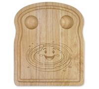 Azeeda 'Happy Puddle' Wooden Breakfast Board (WB00099583)