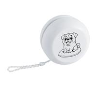 Azeeda 'Happy Relaxed Pug' Retro Style Yo-Yo (YY00050639)
