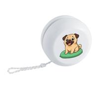 Azeeda 'Happy Relaxed Pug' Retro Style Yo-Yo (YY00050640)