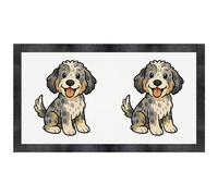 Azeeda 'Happy Sitting Cockapoo' Pet Feeding Mat (PM00033563)