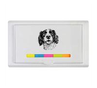 Azeeda 'Happy Springer Spaniel Dog Portrait' Sticky Note Ruler Pad (ST00045623)