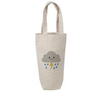 Azeeda 'Happy Storm Cloud' Cotton Wine Bottle Gift/Travel Bag (BL00049746)