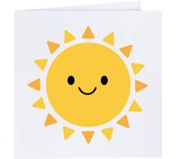 Azeeda 'Happy Sunshine' Blank Greeting Card (GC00093017)