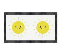 Azeeda 'Happy Sunshine' Pet Feeding Mat (PM00029570)