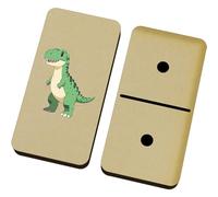 Azeeda 'Happy T-Rex' Domino Set & Box (DM00054605)