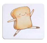 Azeeda 'Happy Toast Dancer' Mouse Mat/Desk Pad (MO00049175)