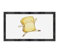 Azeeda 'Happy Toast Dancer' Pet Feeding Mat (PM00040954)