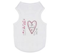 Azeeda 'Happy Valentine's Day' Pet Dog/Cat T-Shirt, S (PT00147989)