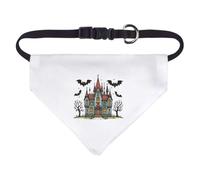 Azeeda 'Haunted House' Pet Bandana - White, S (PD00088177)