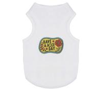 Azeeda 'Have A Nice Day with Flowers' Pet Dog/Cat T-Shirt, M (PT00160498)