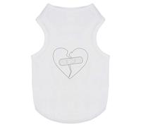 Azeeda 'Healing Broken Heart' Pet Dog/Cat T-Shirt, XS (PT00105180)