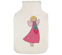 Azeeda 'Heart Angel' Hot Water Bottle Cover (HW00043820)