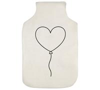 Azeeda 'Heart Shaped Ballon' Hot Water Bottle Cover (HW00042106)