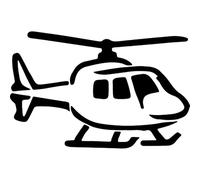 Azeeda 'Helicopter Flight Vehicle' Reusable Stencil - Durable Decorative Template for Painting and Spraying on Walls, Tiles, Wood, Fabric & Craft Projects - S (A6) (WS00071110)