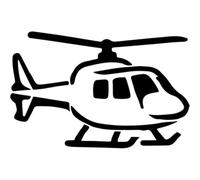 Azeeda 'Helicopter Flight Vehicle' Reusable Stencil - Durable Decorative Template for Painting and Spraying on Walls, Tiles, Wood, Fabric & Craft Projects - M (A5) (WS00062710)