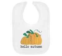 Azeeda 'Hello Autumn' Soft Cotton Baby Bib (BI00067607)