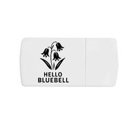 Azeeda 'Hello Bluebell Flowers' Pill Box with Tablet Splitter (PI00037422)