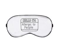 Azeeda 'Hello I'm Allergic to People' Sleep/Travel Eye Mask (EY00033588)