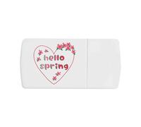 Azeeda 'Hello Spring' Pill Box with Tablet Splitter (PI00043081)