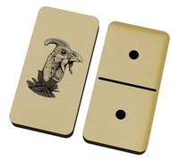 Azeeda 'Helmeted Guinea Fowl' Domino Set with Box (DM00060565)