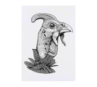 Azeeda 'Helmeted Guinea Fowl' Temporary Tattoo - A6 (TO00108699)