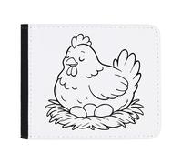 Azeeda 'Hen Sitting on Nest' Wallet (WL00031546)