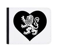 Azeeda 'Heraldic Lion Within Heart' Wallet (WL00029435)