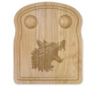 Azeeda 'Heraldic Wolf' Wooden Breakfast Board (WB00099535)