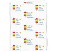 Azeeda 'Here Comes Summer' Gift Wrap Paper (GI00139592)