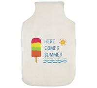 Azeeda 'Here Comes Summer' Hot Water Bottle Cover (HW00050891)