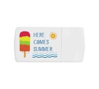 Azeeda 'Here Comes Summer' Pill Box with Splitter (PI00044385)