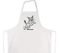 Azeeda 'Highland Lynx Cat' Unisex Cooking Apron (AP00066214)