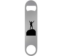 Azeeda 'Hiker Standing on Mountain' Bar Blade Bottle Opener (BR00023197)