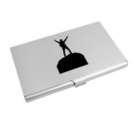Azeeda 'Hiker Standing on Mountain' Business Card Holder/Credit Card Wallet (CH00051627)