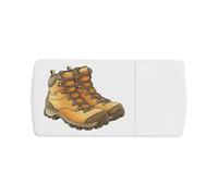 Azeeda 'Hiking Boots' Pill Box with Tablet Splitter (PI00036588)