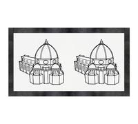 Azeeda 'Historical Dome Of Florence Cathedral' Pet Feeding Mat (PM00037431)