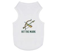 Azeeda 'Hit The Mark Archery' Pet Dog/Cat T-Shirt, M (PT00168718)