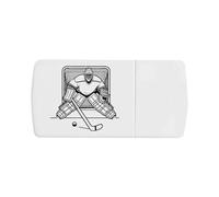 Azeeda 'Hockey Goalie' Pill Box with Tablet Splitter (PI00043566)