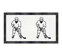 Azeeda 'Hockey Player' Pet Feeding Mat (PM00038445)