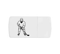 Azeeda 'Hockey Player' Pill Box with Tablet Splitter (PI00043561)