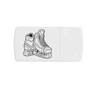 Azeeda 'Hockey Skates' Pill Box with Tablet Splitter (PI00043528)