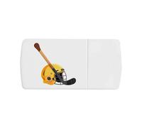 Azeeda 'Hockey Stick & Helmet' Pill Box with Tablet Splitter (PI00043532)