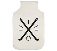 Azeeda 'Hockey Sticks & Puck' Hot Water Bottle Cover (HW00043659)