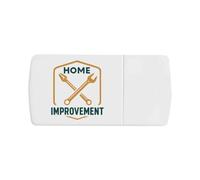 Azeeda 'Home Improvement DIY' Pill Box with Tablet Splitter (PI00038582)