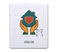 Azeeda 'Home is Where the Heart Is' Sliding Puzzle (PZ00039107)