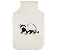 Azeeda 'Honey Badger' Hot Water Bottle Cover (HW00048029)